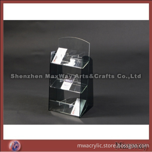 Square 3 Tiers Acrylic/Perspex Display Shelf